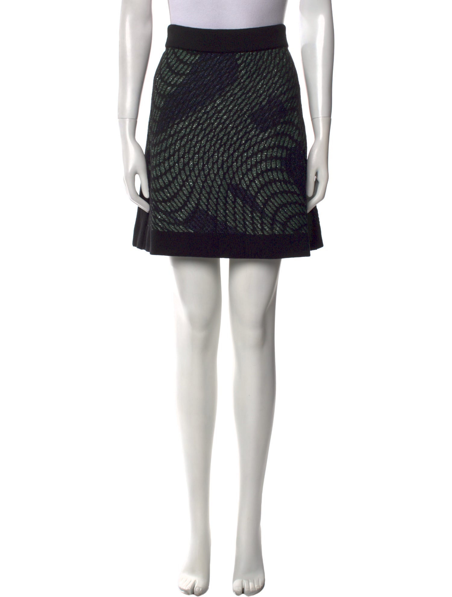M Missoni Wool Mini Skirt