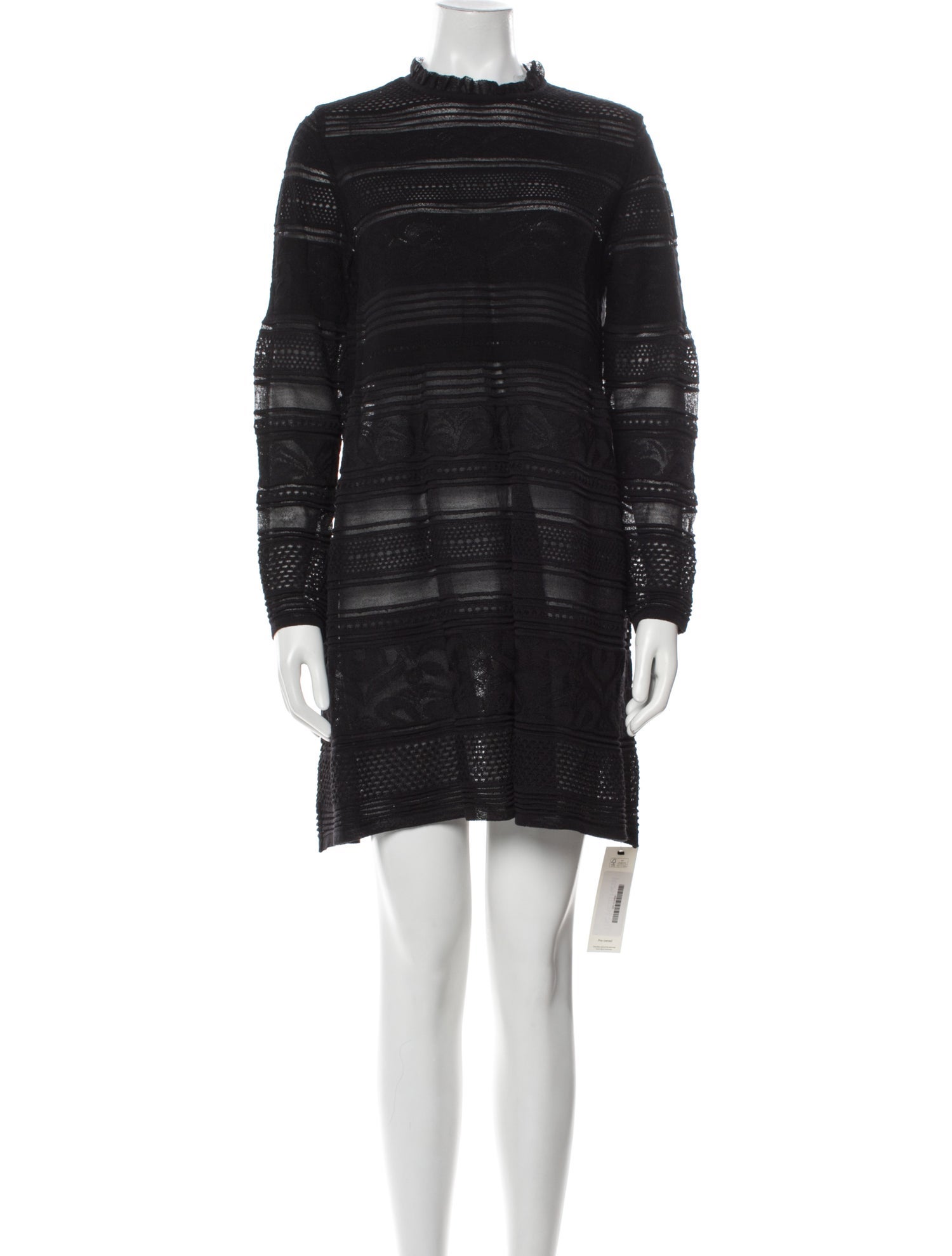 M Missoni Mock Neck Mini Dress