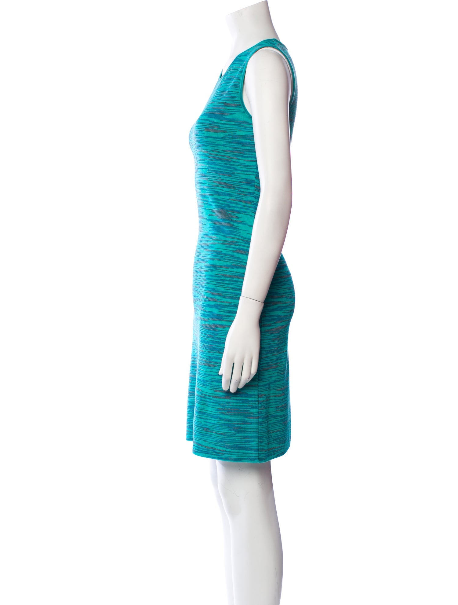 M Missoni Striped Mini Dress