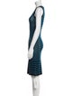 M Missoni Striped Knee-Length Dress