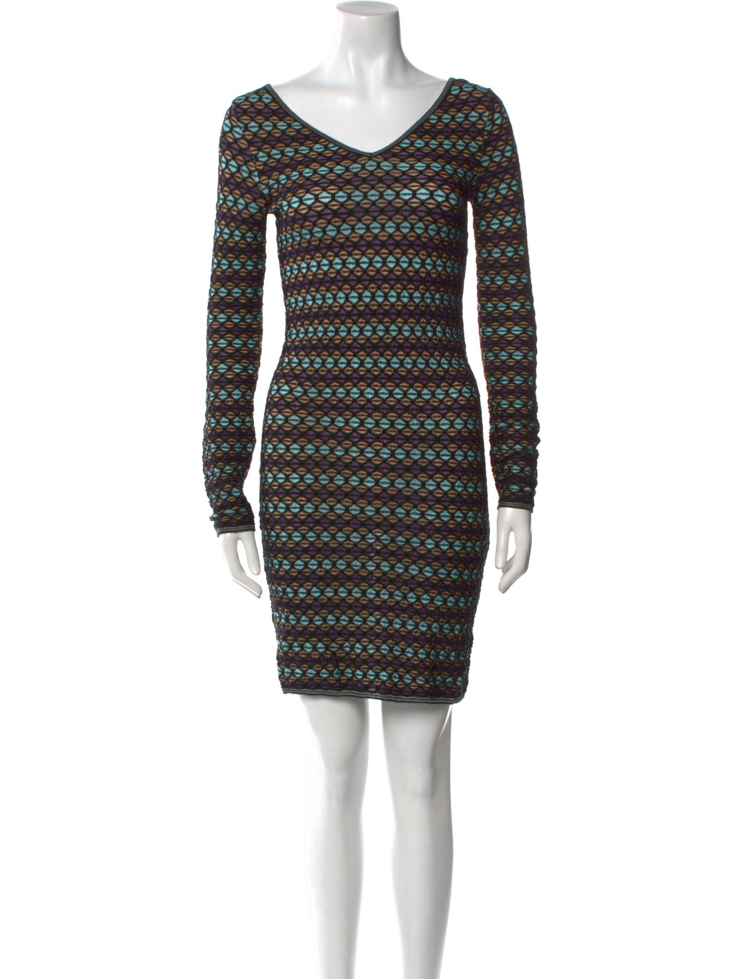 M Missoni Printed Mini Dress