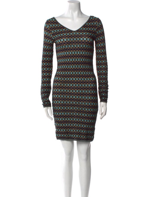 M Missoni Printed Mini Dress