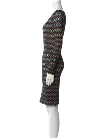 M Missoni Printed Mini Dress