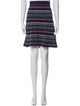M Missoni Striped Knee-Length Skirt