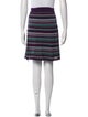 M Missoni Striped Knee-Length Skirt