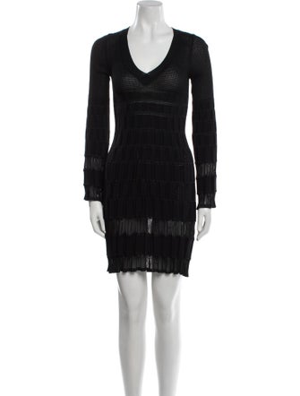 M Missoni V-Neck Mini Dress