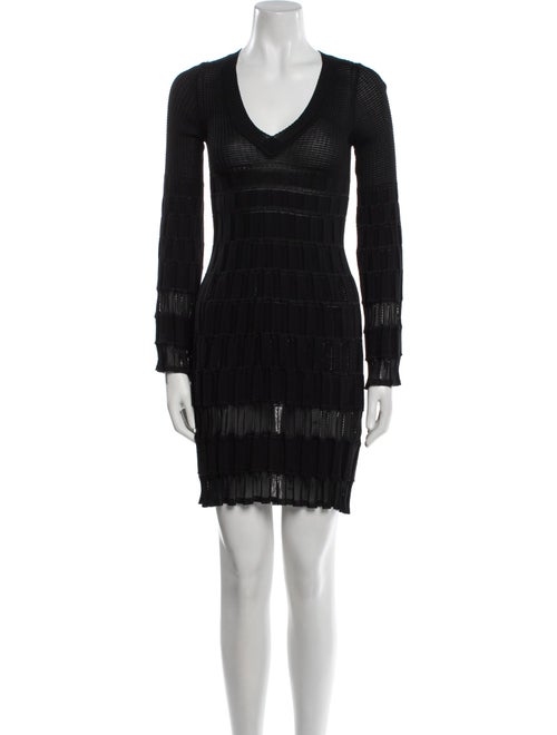 M Missoni V-Neck Mini Dress