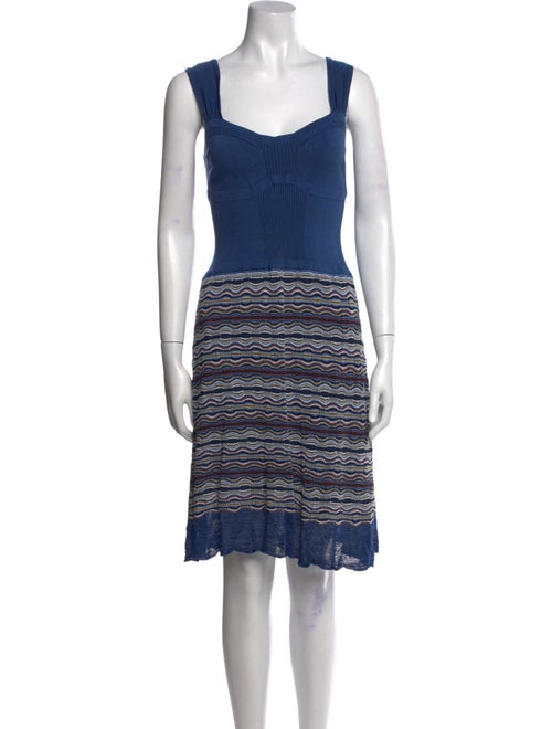 M Missoni Striped Mini Dress