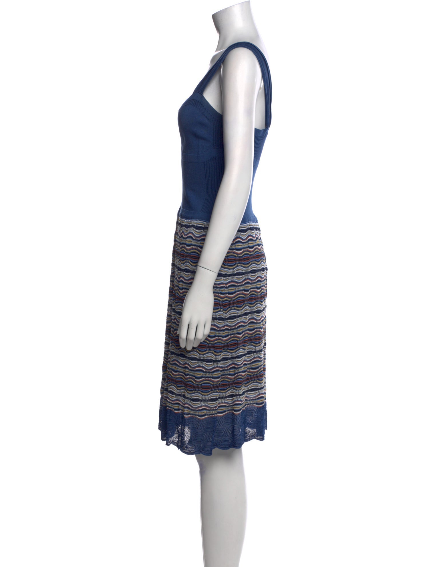 M Missoni Striped Mini Dress