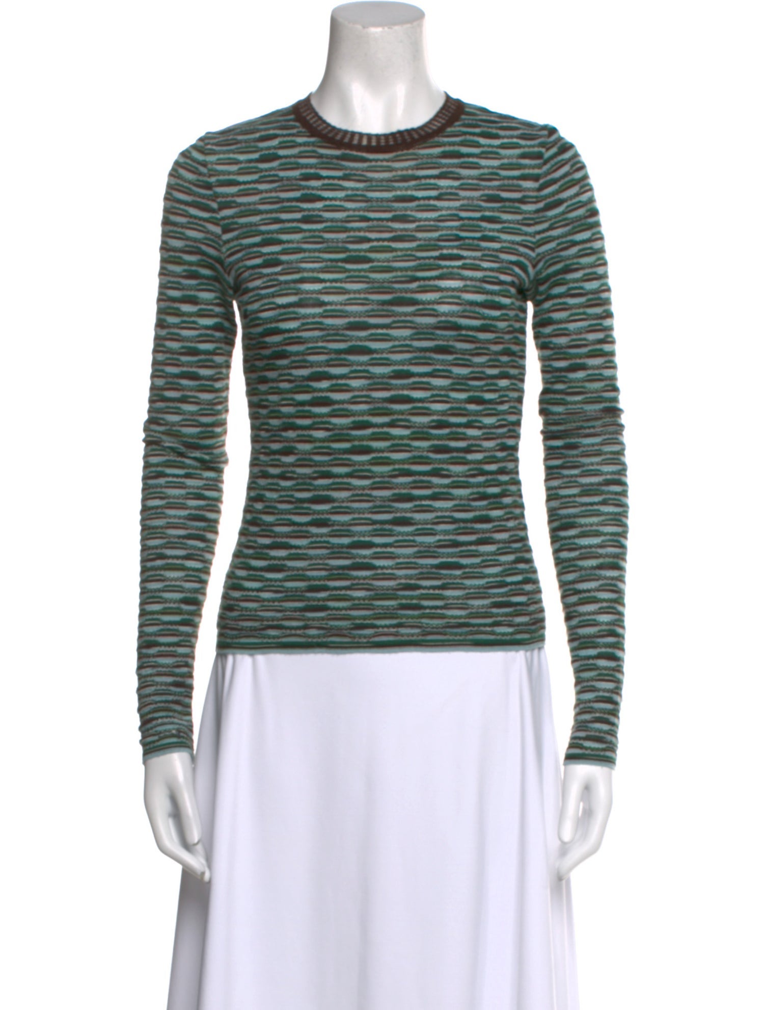 M Missoni Wool Striped Sweater