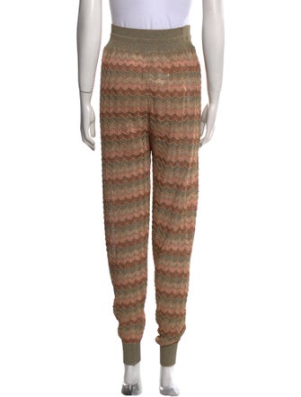 M Missoni Striped Skinny Leg Pants