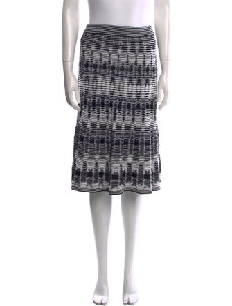 M Missoni Lace Pattern Knee-Length Skirt