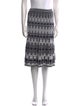 M Missoni Lace Pattern Knee-Length Skirt