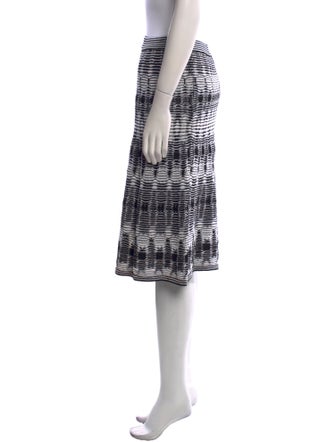 M Missoni Lace Pattern Knee-Length Skirt