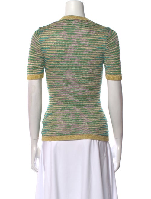 M Missoni Striped V-Neck Sweater