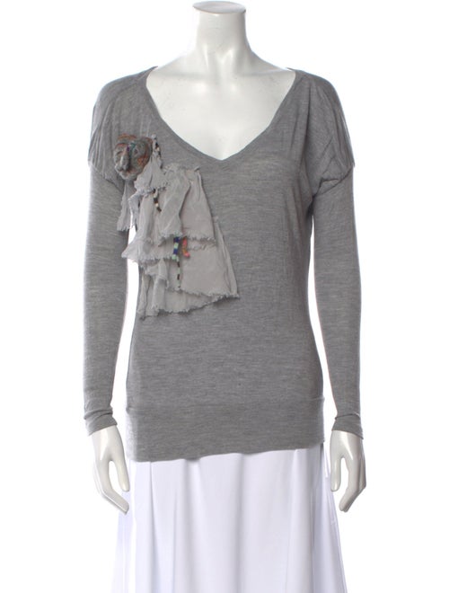 M Missoni Printed V-Neck Top