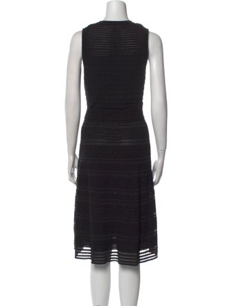 M Missoni Crew Neck Knee-Length Dress