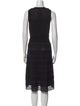 M Missoni Crew Neck Knee-Length Dress
