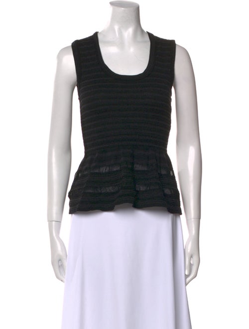 M Missoni Scoop Neck Sleeveless Top