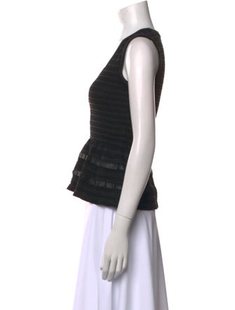 M Missoni Scoop Neck Sleeveless Top