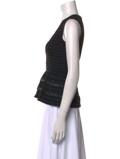 M Missoni Scoop Neck Sleeveless Top