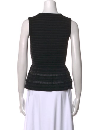 M Missoni Scoop Neck Sleeveless Top