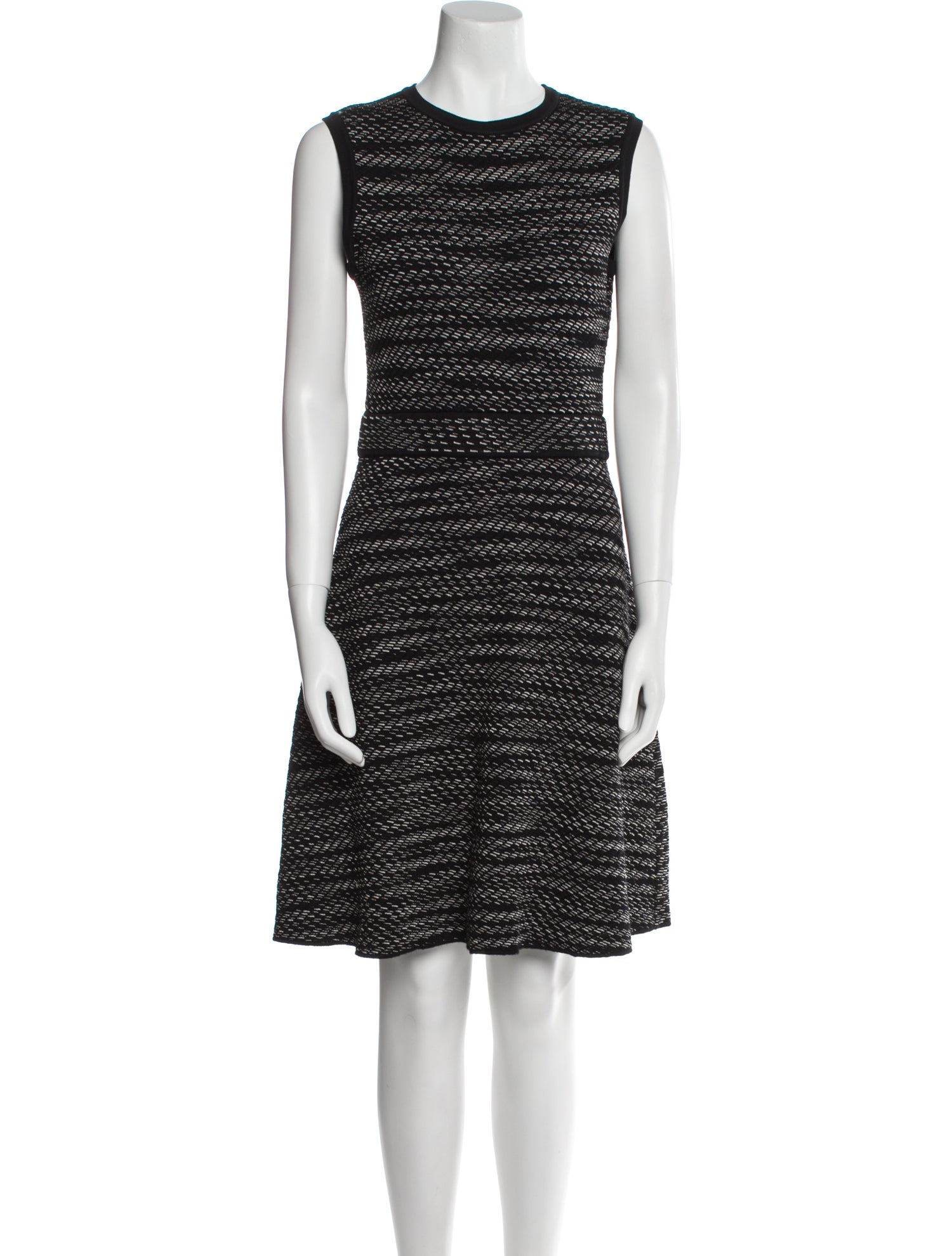 M Missoni Striped Knee-Length Dress
