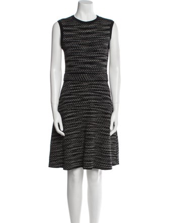 M Missoni Striped Knee-Length Dress