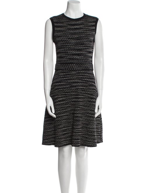 M Missoni Striped Knee-Length Dress
