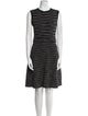 M Missoni Striped Knee-Length Dress