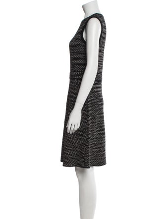 M Missoni Striped Knee-Length Dress