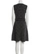 M Missoni Striped Knee-Length Dress