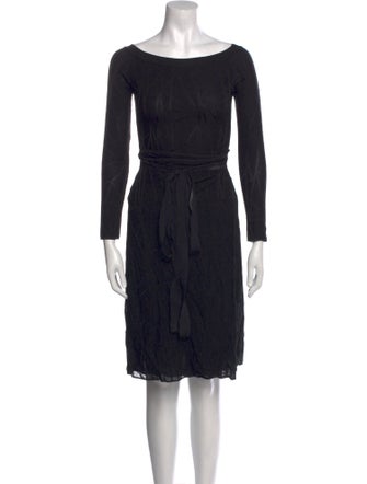 M Missoni Bateau Neckline Knee-Length Dress