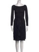 M Missoni Bateau Neckline Knee-Length Dress