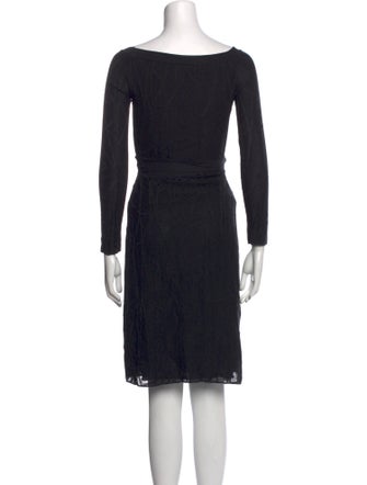 M Missoni Bateau Neckline Knee-Length Dress