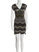 M Missoni Striped V-Neck Tunic