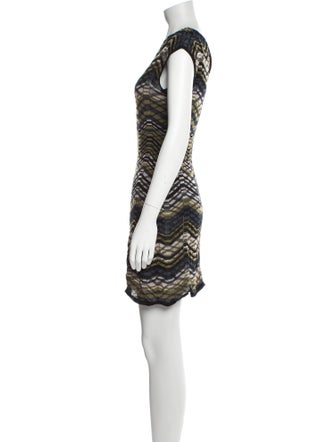 M Missoni Striped V-Neck Tunic