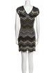 M Missoni Striped V-Neck Tunic