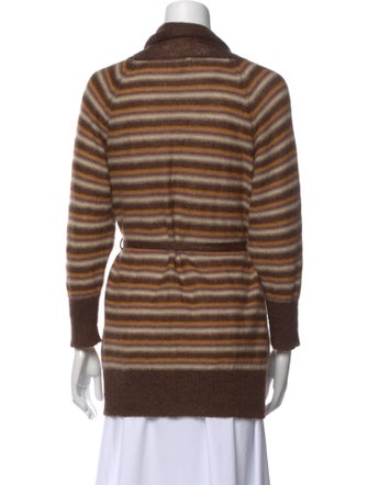 M Missoni Striped V-Neck Sweater