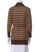 M Missoni Striped V-Neck Sweater