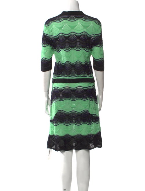 M Missoni Striped Knee-Length Dress