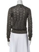 M Missoni Lace Pattern Crew Neck Sweater