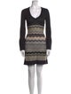 M Missoni Merino Wool Mini Dress