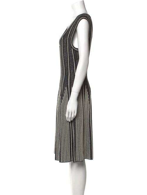 M Missoni Striped Knee-Length Dress