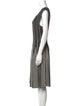 M Missoni Striped Knee-Length Dress