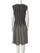 M Missoni Striped Knee-Length Dress