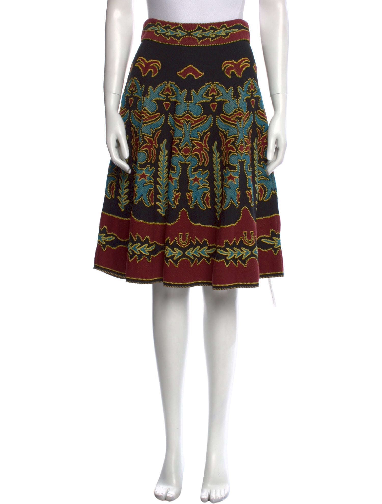 M Missoni Printed Knee-Length Skirt