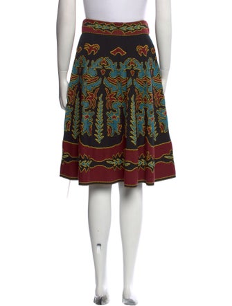 M Missoni Printed Knee-Length Skirt