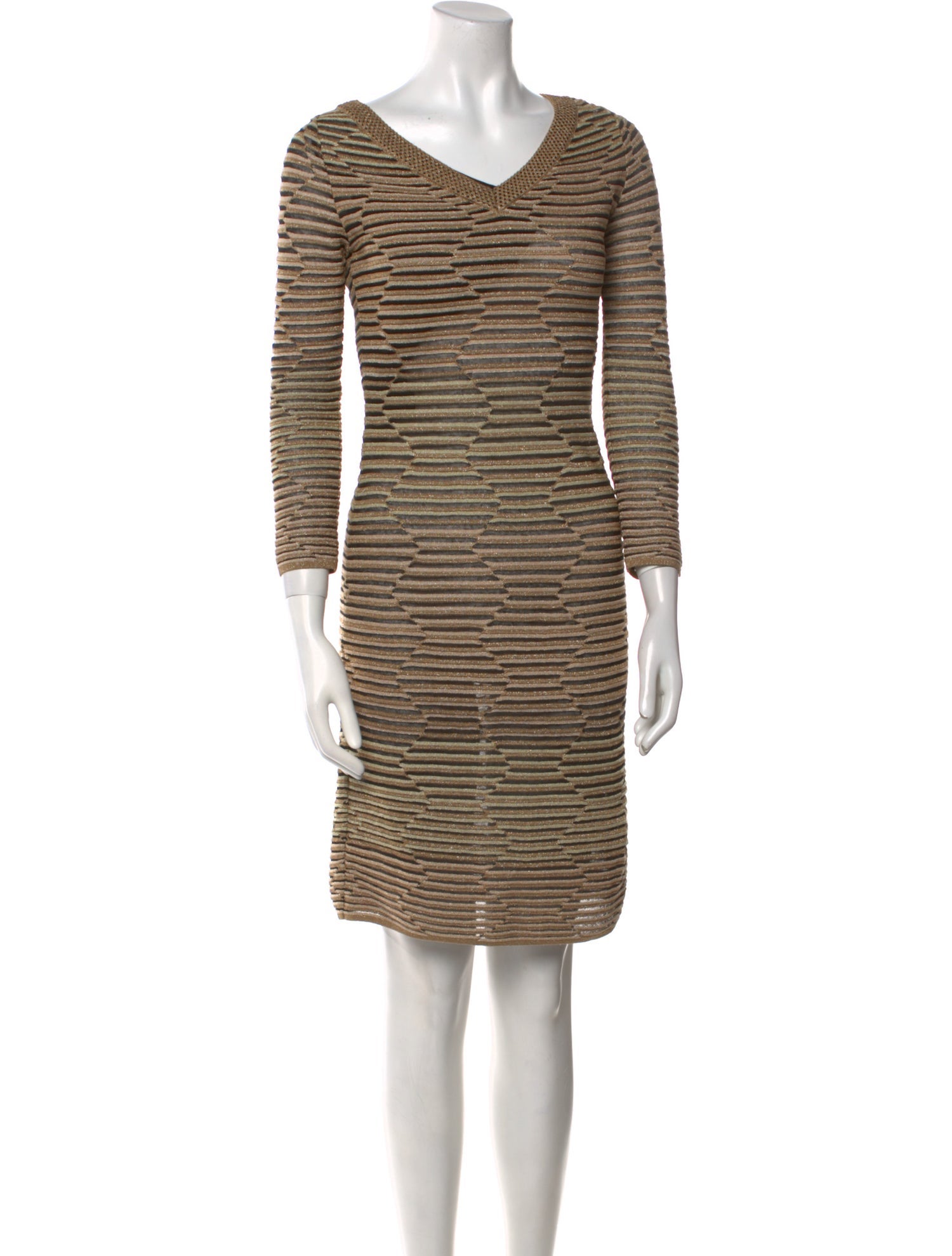M Missoni Striped Mini Dress