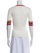 M Missoni Crew Neck Three-Quarter Sleeve T-Shirt